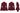 Marvy Burgundry Peplum Ceket